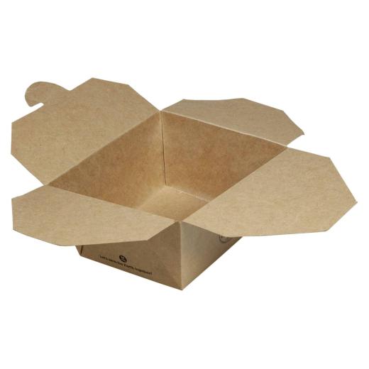 Take-Away Boxen Menüboxen ToGo aus Karton, 13x11x6.4cm, 25 Stk.