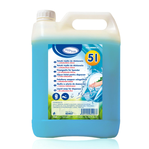 Dosierspender mit Langarmhebel 1000ml + 5 Liter Flüssigseife mit antibakterieller Wirkung