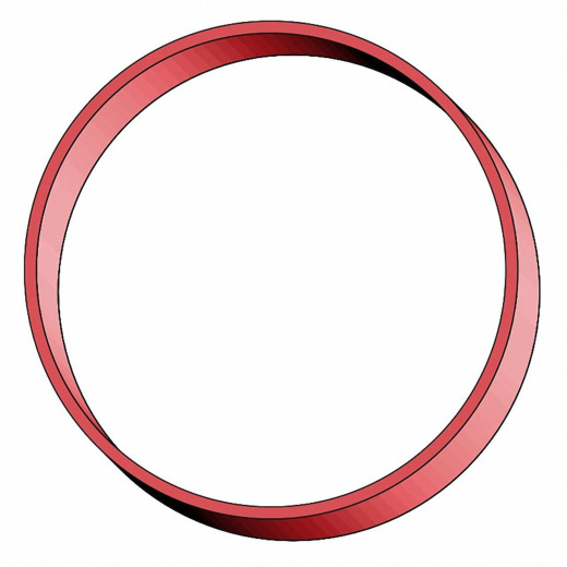 Gummiringe Gummibänder Ø 80mm, 4 mm in rot, ca. 520 Stk., 1000 gr.- 1 kg.