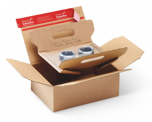 ColomPac FixTray 'L' - 220x170x90mm - für perfekten Schutz von empfindlichen Kleinteilen mit SK-Verschluss Aufreißfaden braun