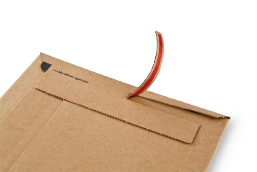 ColomPac Blitzbodenkarton 235 x 170 x 93mm mit Selbstklebeverschluss und Aufreißfaden, braun