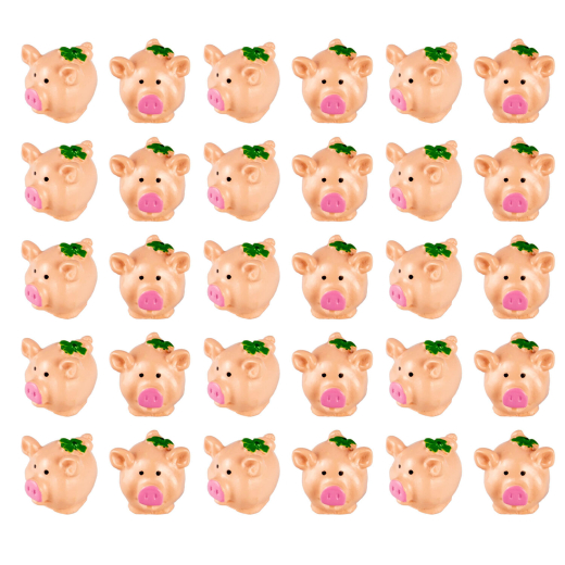 Glücksbringer 'Schweinchen' ca. 2cm, 30 Stk.
