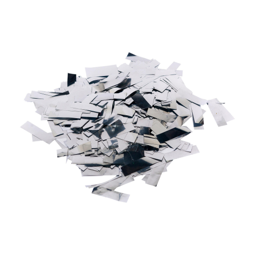 Konfetti Kanone silber-metallic 38cm schwer entflammbar