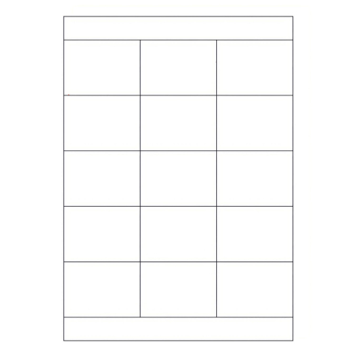 Etiketten Labels selbstklebend weiß 70 x 50.8mm auf DIN A4, 1500 Stk.
