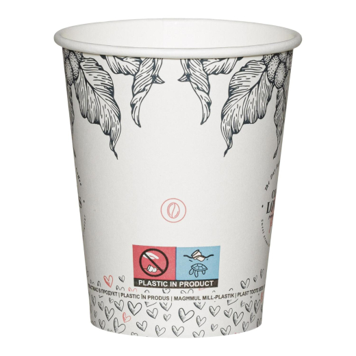 Kaffeebecher CoffeeToGo Pappbecher Design COFFEE LOVERS 200ml (270ml), 50 Stk.