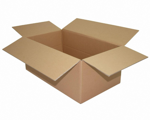 Faltkarton 500x300x(100)-210mm (Außenmaß) mit variabler Höhe 1-wellig Dickwelle