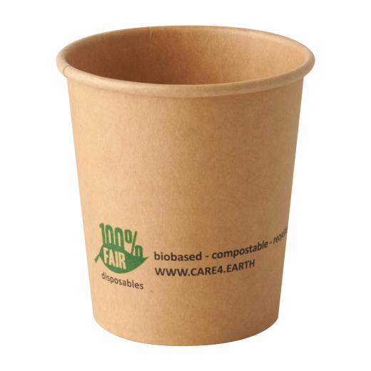 PAPSTAR 'pure' Portionsbecher aus Frischfaserkarton 120 ml braun, 50 Stk.
