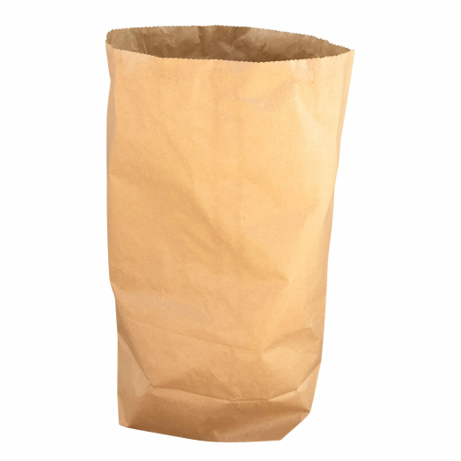 Papiersäcke Papierbeutel 30L | 450x600+200mm 2-lagig stark kompostierbar braun 25 Stk.