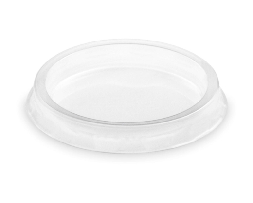 Kunststoffdeckel Transparent mit Ø 70 mm für Pappbecher Eisbecher, 50 Stk.