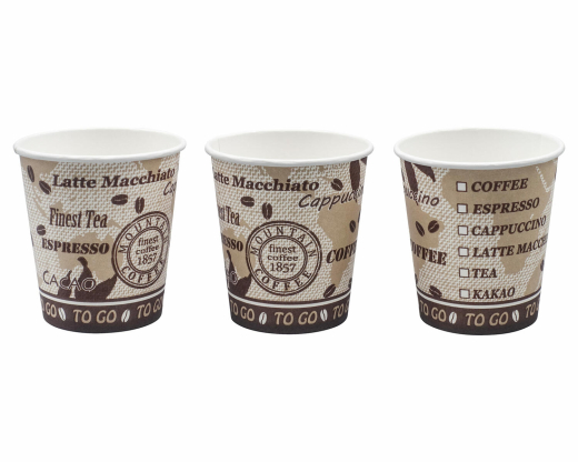 Kaffeebecher Getränkebecher 'Coffee Mountain' 180 ml, 80 Stk.