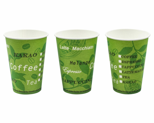 Automatenbecher Kaffeebecher Pappbecher 80mm Ø 200 ml 75 Stk.
