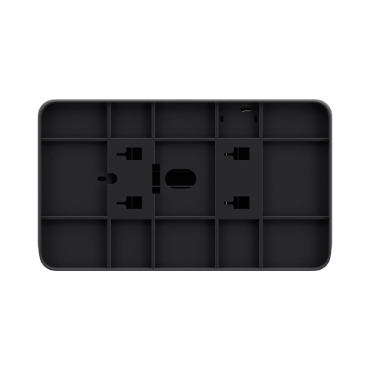 Satino Hyginity Falthandtuchspender XS, System PT3, 17,6 cm x 30,1 cm x 15,1 cm, schwarz