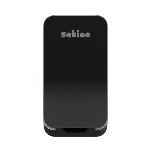 Satino Hyginity Clean&Care Seifenspender 500 ml, System SF2, 23,0 cm x 12,2 cm x 11,7 cm, Sensor, schwarz