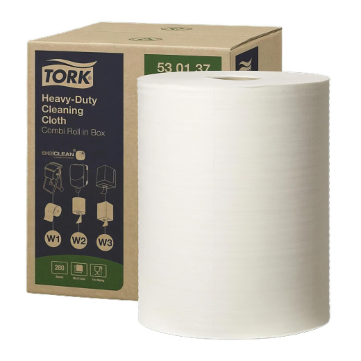 Tork Premium Reinigungstücher 530 weiß 32 x 38, 1 Rolle je 280 Blatt