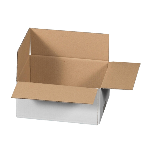 Faltkarton 200x150x100mm (Außenmaß) 1-wellig weiß