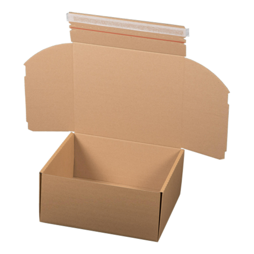 Versandkarton 315x300x120mm MODULBOX 5 mit Selbstklebeverschluss & Aufreißfaden braun