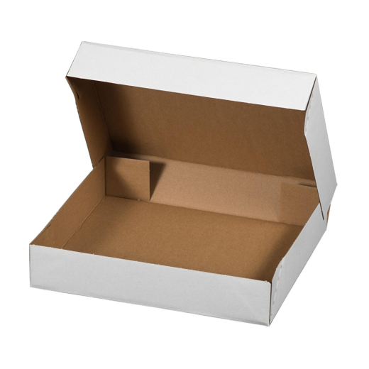 Faltbodenschachteln 600x400x200mm schnell aufzurichten und wiederverschließbar weiß