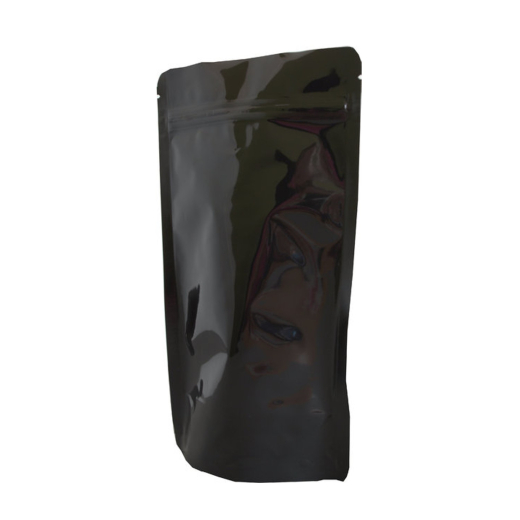 Standbodenbeutel PET schwarz glänzend 160x270x80mm, 750ml, 500 Stk.