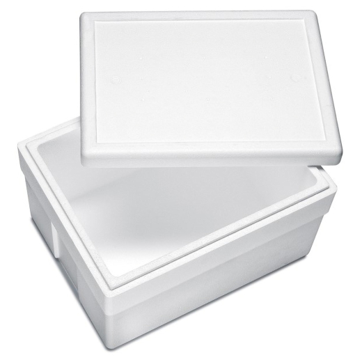 Isolierboxen mit Deckel aus Styropor EPS, 540 x 420 x 320 mm, 45 Liter