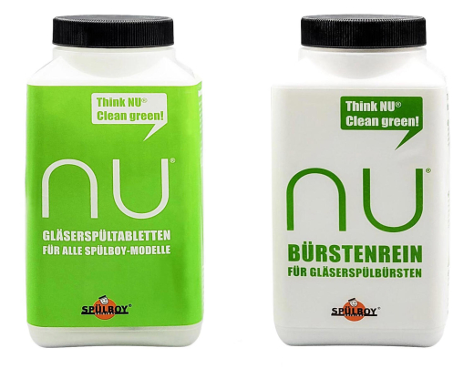Spülboy NU water+ portable Tragbarer Geschirrspüler Vorteilsset + Reinigerset