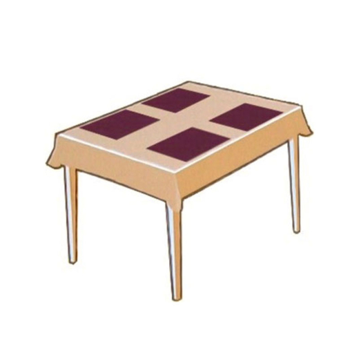 Damasttischset Platzset aus Papier, 30 x 40 cm, bordeaux, 100 Stk.