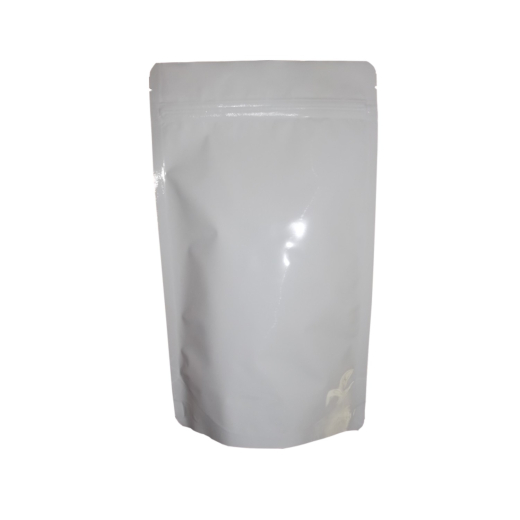 Standbodenbeutel PET weiß glänzend 110x185x65mm, 250ml, 1000 Stk.