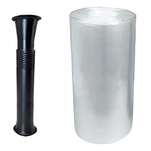 Abroller für Coreless Stretchfolien ohne Kern einstellbar 400-500mm für Durchmesser 75mm