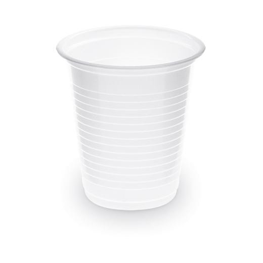 Trinkbecher Schnapsbecher weiß 80 ml PP, Ø 57 mm, 100 Stk.