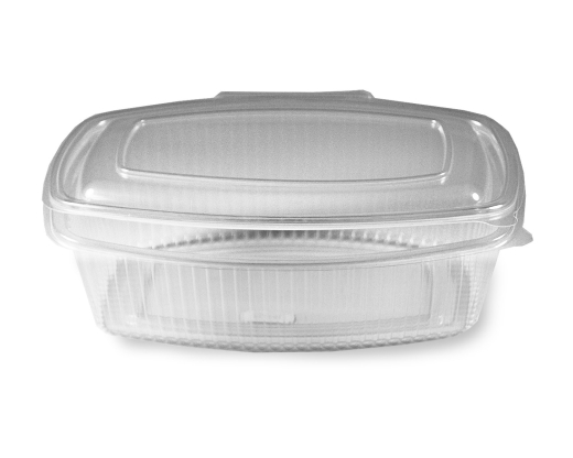 Feinkostbecher klar mit angehängtem Deckel 1500 ml PP, 25 Stk.