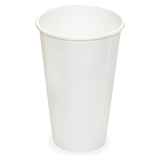 Heiß- und Kaltgetränkebecher Pappbecher weiß 400ml 510ml, Ø 90mm, 50 Stk.