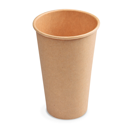 Heiß- und Kaltgetränkebecher Pappbecher braun 400ml 510ml 'XL' Ø 90mm, 50 Stk.