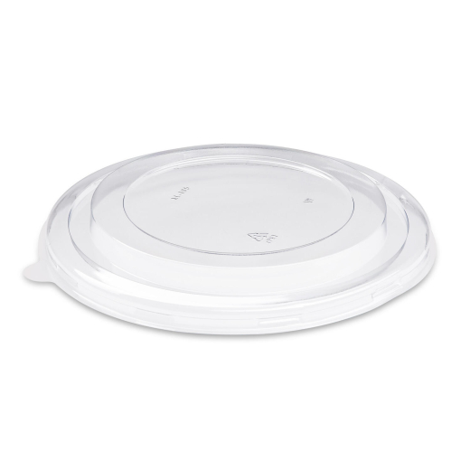 Deckel transparent Ø185mm aus rPET für Salatschalen Feinkostschalen, 50 Stk.