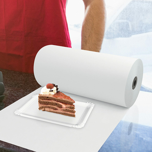 Einschlagpapier Packpapier Lebensmittel Rolle 50cm breit 10 kg weiß