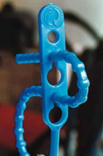 Schnellbinder Blitzbinder Länge 140mm wiederverschließbar gelb, 100 Stk.
