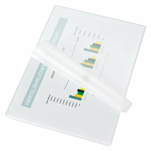 Laminierfolien für Ausweis, 65 x 95mm, 2x 125 mic, 100 Stk.