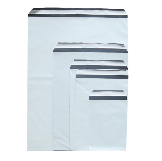 Folienversandtaschen COEX Adhäsionsverschluss 250x350+50mm, 65my, B4, 100 Stk.