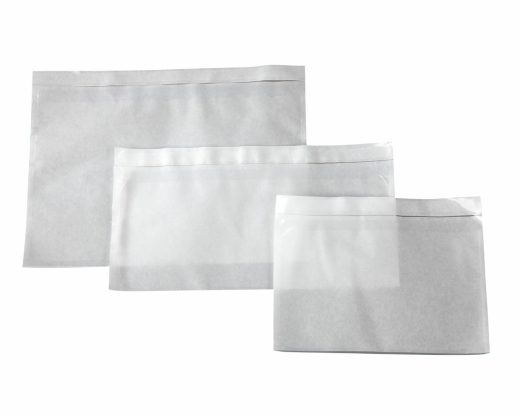 DOCUFIX Dokumententaschen *transparent ohne Druck*, C5 240x165+20mm, 250 Stk.