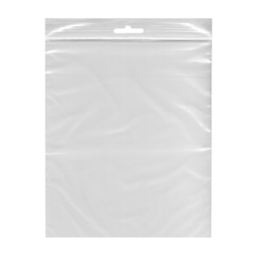 Druckverschlussbeutel 80 x 120 mm mit Eurolochung, 100 Stk.