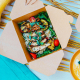 Food Boxen To GO 'M' 1300ml kraft PE 150x120x65mm fettdicht, 50 Stk.