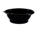 Salatschalen rund Ø 17,6 x 5,9 cm schwarz 600 ml (PET), 50 Stk.