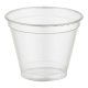 Trinkbecher Smoothiebecher Dessertbecher 250 ml, Ø 95mm, PET, glasklar, 50 Stk.