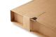 ColomPac Robuste Versandverpackung 371 x 332 x -70mm mit Sicherungslaschen, Selbstklebeverschluss & Aufreißfaden braun