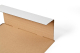 ColomPac Universal-Versandverpackung 397 x 275 x -80mm mit doppeltem Selbstklebeverschluss & Aufreißfaden weiß