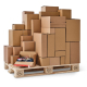 ColomPac Euroboxen L 400 x 100 x 100mm mit Selbstklebeverschluss & Aufreißfaden braun