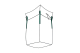 Big Bag 90x90x165cm mit Schürze SWL 1.250 kg