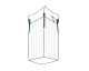 Big Bag 95x95x175cm Typ Holz belüftet, 4-seitig Ventilationsstreifen