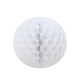 Wabenball Lampion rund weiß Ø 25 cm