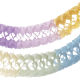 Girlande 'Pastellfarben' aus Papier schwer entflammbar Ø17cm, 10m, 1 Stk.