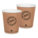 Thermo Riffelbecher doppelwandig 200ml Ø8cm, -10°C bis 100°C, 25 Stk.