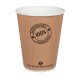 Thermo Riffelbecher doppelwandig 250ml Ø9cm, -10°C bis 100°C, 25 Stk.